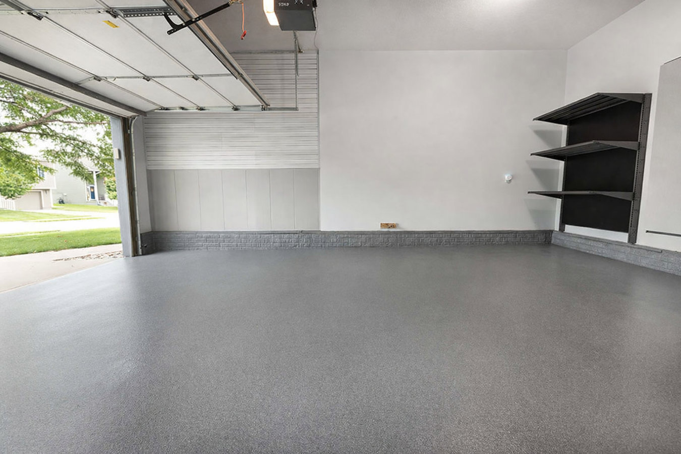 Garage floor concrete in Baldwin Park, CA